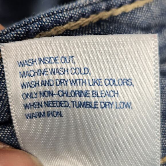 Old Navy Ultra Blue Skirt Women’s SZ 6 Blue Pleated Pockets Belt Loops Cotton - Picture 13 of 14